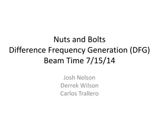 Exploration of Difference Frequency Generation (DFG) for Laser Beam Generation