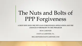 Understanding PPP Loan Forgiveness Application Process