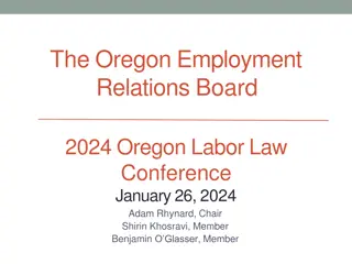 Overview of Oregon Employment Relations Board (ERB) and Its Jurisdiction