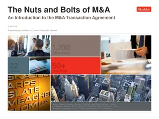 M&A Transaction Agreements and Agreements Structure