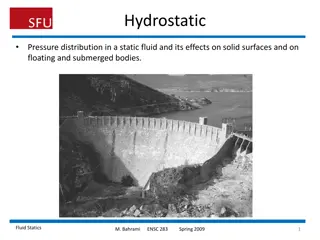 Hydrostatic Pressure in Fluid Statics