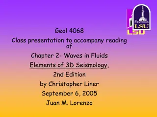 Waves in Fluids: Geol 4068 Class Presentation