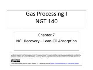 Lean Oil Absorption Process in Gas Processing