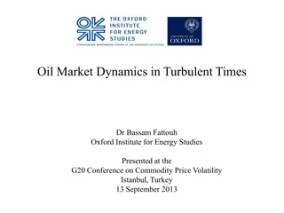 Understanding Oil Market Dynamics in Turbulent Times