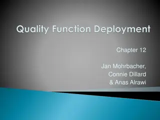 Quality Function Deployment (QFD) and Its Evolution