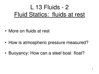 Fluid Statics and Atmospheric Pressure Measurements