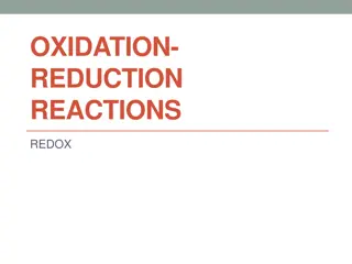 Oxidation-Reduction Reactions in Chemistry