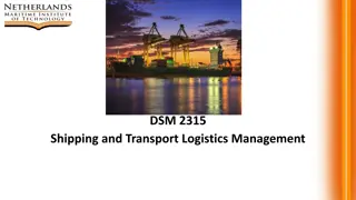 Shipping and Transport Logistics Management