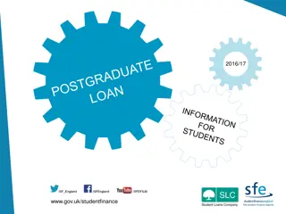 2016/17 Postgraduate Loan Information and Eligibility Overview