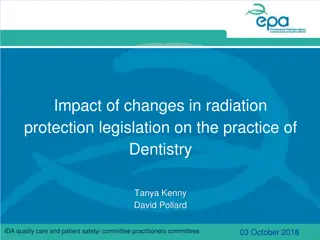 Impact of Changes in Radiation Protection Legislation on Dentistry Practice