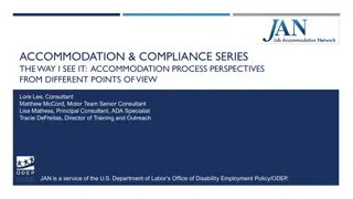 Perspectives on Accommodation Process in Disability Employment