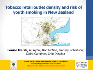 Impact of Tobacco Retail Outlet Density on Youth Smoking Risk in New Zealand