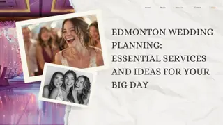 Edmonton Wedding Planning Essential Services and Ideas for Your Big Day