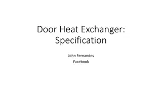 Door Heat Exchanger Specifications and Applications by John Fernandes