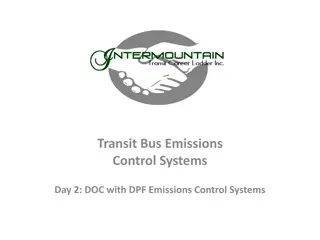 Diesel Engine Emissions Control Systems in Transit Buses