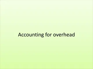 Overhead Costs in Accounting