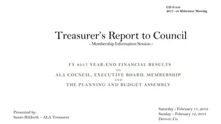 ALA FY 2017 Financial Report Summary