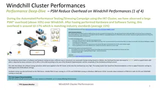 Windchill Cluster Performance Deep-Dive: PSM Overhead Reduction Strategies