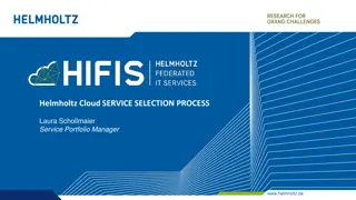 HelmholtzCloud Service Selection Process Overview