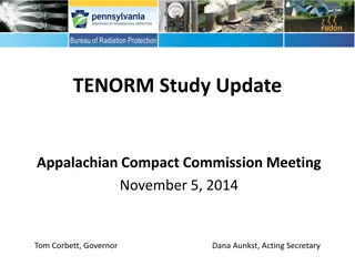 Comprehensive Overview of TENORM Study Update in Pennsylvania