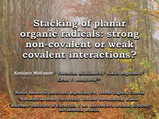 Interactions of Planar Organic Radicals: Stacking and Bonding