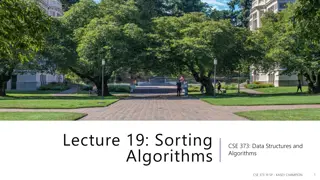 Overview of Sorting Algorithms in Data Structures