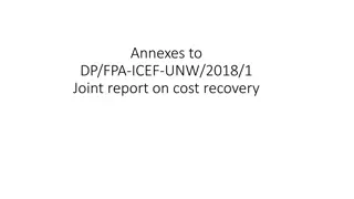 Report on Effective Cost Recovery Rates by UNDP for 2014-2017