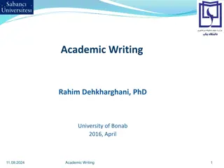 Effective Strategies for Improving Academic Writing Skills