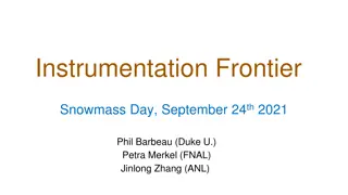 Latest Updates on Instrumentation Frontier Activities - September 2021