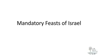 The Significant Feasts of Israel