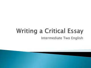 Effective Tips for Structuring Your English Essay