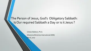 Understanding the Relationship Between the Sabbath and Jesus