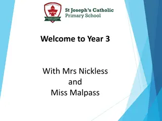 Year 3 Information and Policies at St. Joseph's School