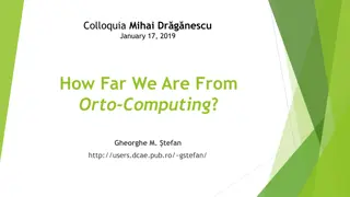 Exploring Orto-Computing: Bridging the Gap Between Formal and Phenomenological Computing