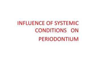 Influence of Systemic Conditions on Periodontium