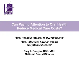 The Impact of Oral Health on Overall Health and Medical Care Costs