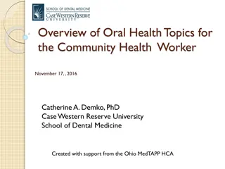 Importance of Oral Health for Community Health Workers