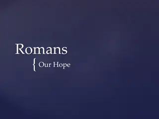 Finding Hope and Strength in the Midst of Suffering - A Reflection on Romans 5:2-5