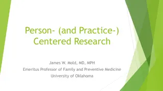 Person-Centered Care in Healthcare Research