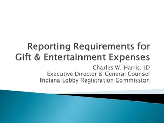 Lobbyist A Expenditure Reporting Guide