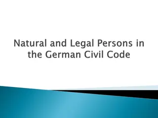 Legal Capacity and Rights under the German Civil Code (BGB)