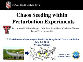 Investigating Chaos Seeding in Perturbation Experiments