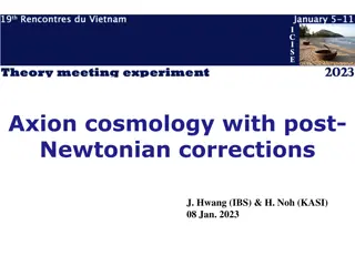 Axion Cosmology with Post-Newtonian Corrections