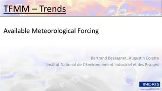 Meteorological Forcing Trends and Hindcasts for Climate Research