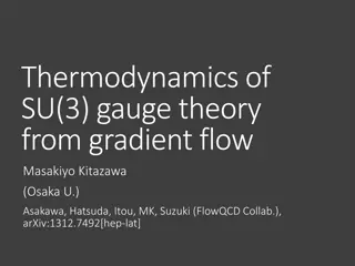 Exploration of Thermodynamics in SU(3) Gauge Theory Using Gradient Flow