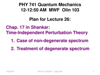 Understanding Degenerate Perturbation Theory in Quantum Mechanics