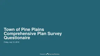 Pine Plains Comprehensive Plan Survey Findings & Recommendations