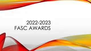 Recognition of Excellence: 2022-2023 FASC Awards and Achievements