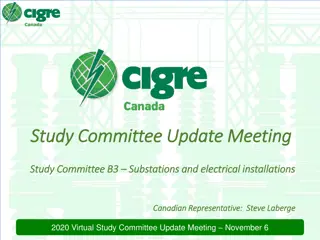 Virtual Study Committee Update Meeting: Substations and Electrical Installations