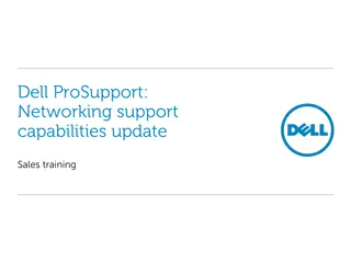 Dell ProSupport Networking Support Capabilities Update Sales Training